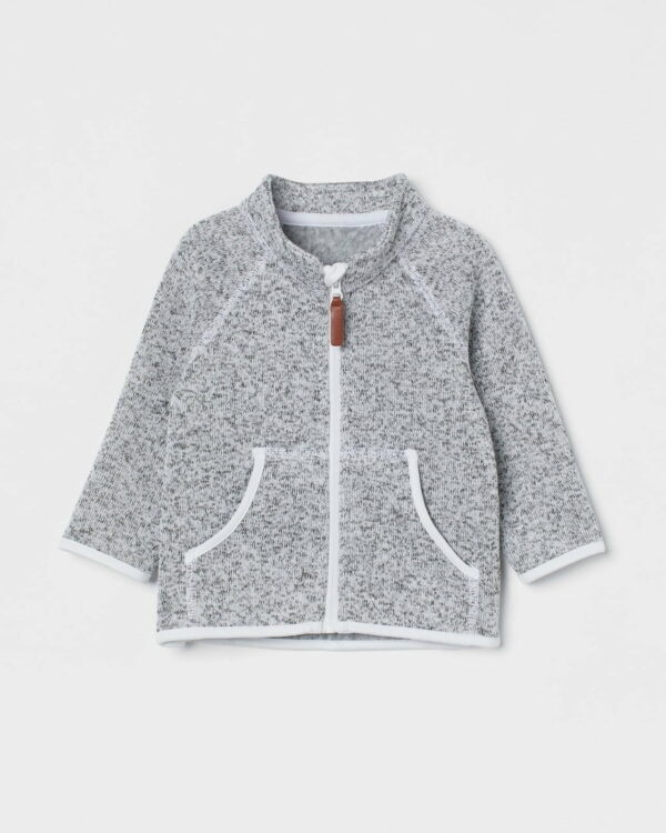Купити В'язана куртка на флісі H&M з доставкою по Україні